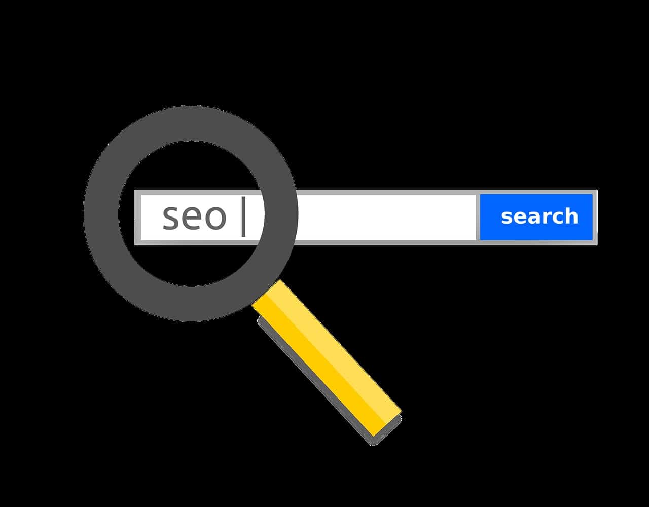 SEO og søgeoptimering ikon